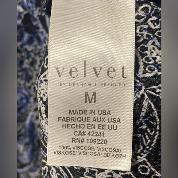 Velvet paisley blouse - Picture 5 of 5